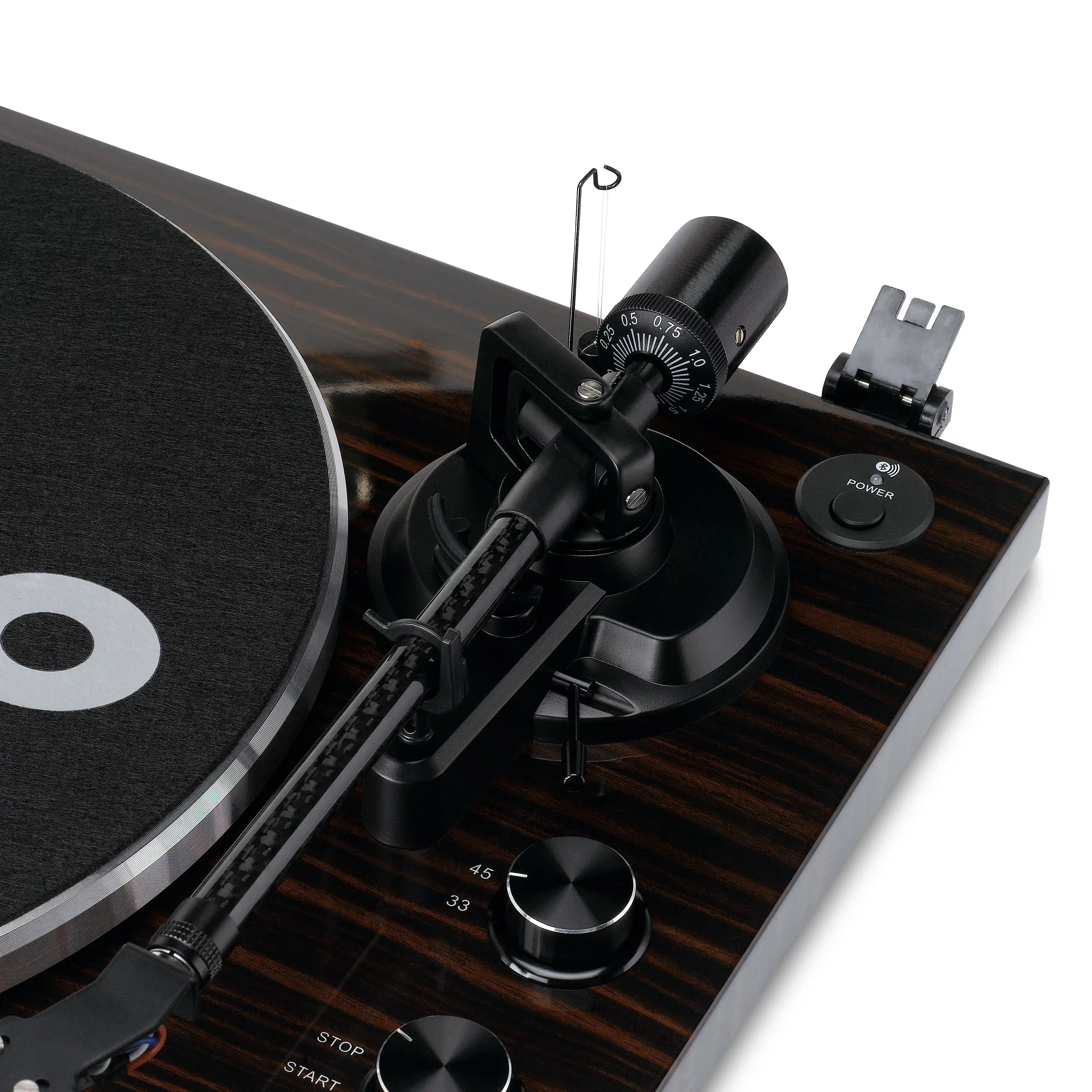Lenco LBT-345WA Bluetooth Turntable with Oroton 2M Red Cartridge - Walnut