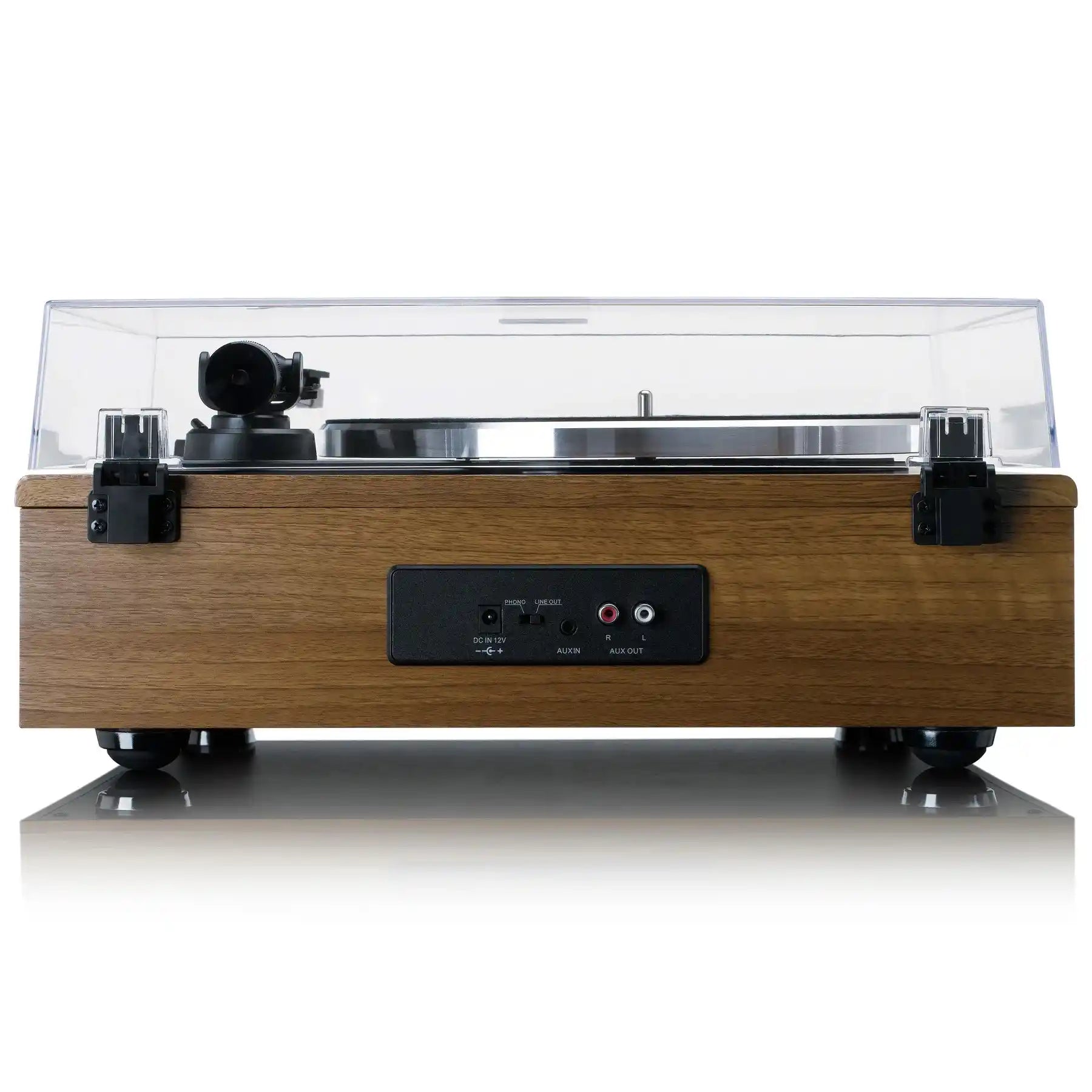 Lenco LS-410WA Wooden Turntable with 4 built-in Bluetooth speakers 40W - Walnut