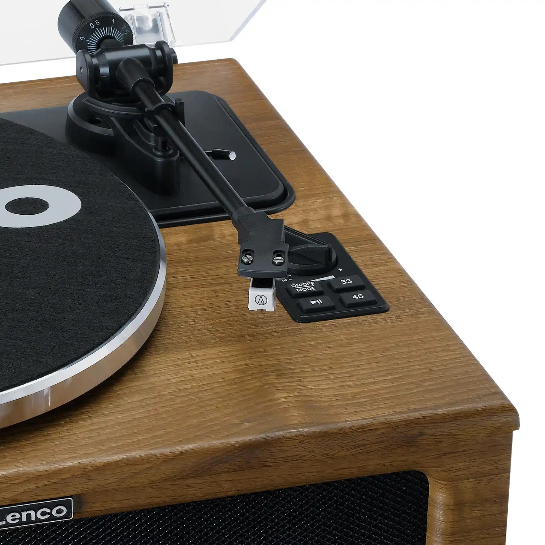 Lenco LS-410WA Wooden Turntable with 4 built-in Bluetooth speakers 40W - Walnut