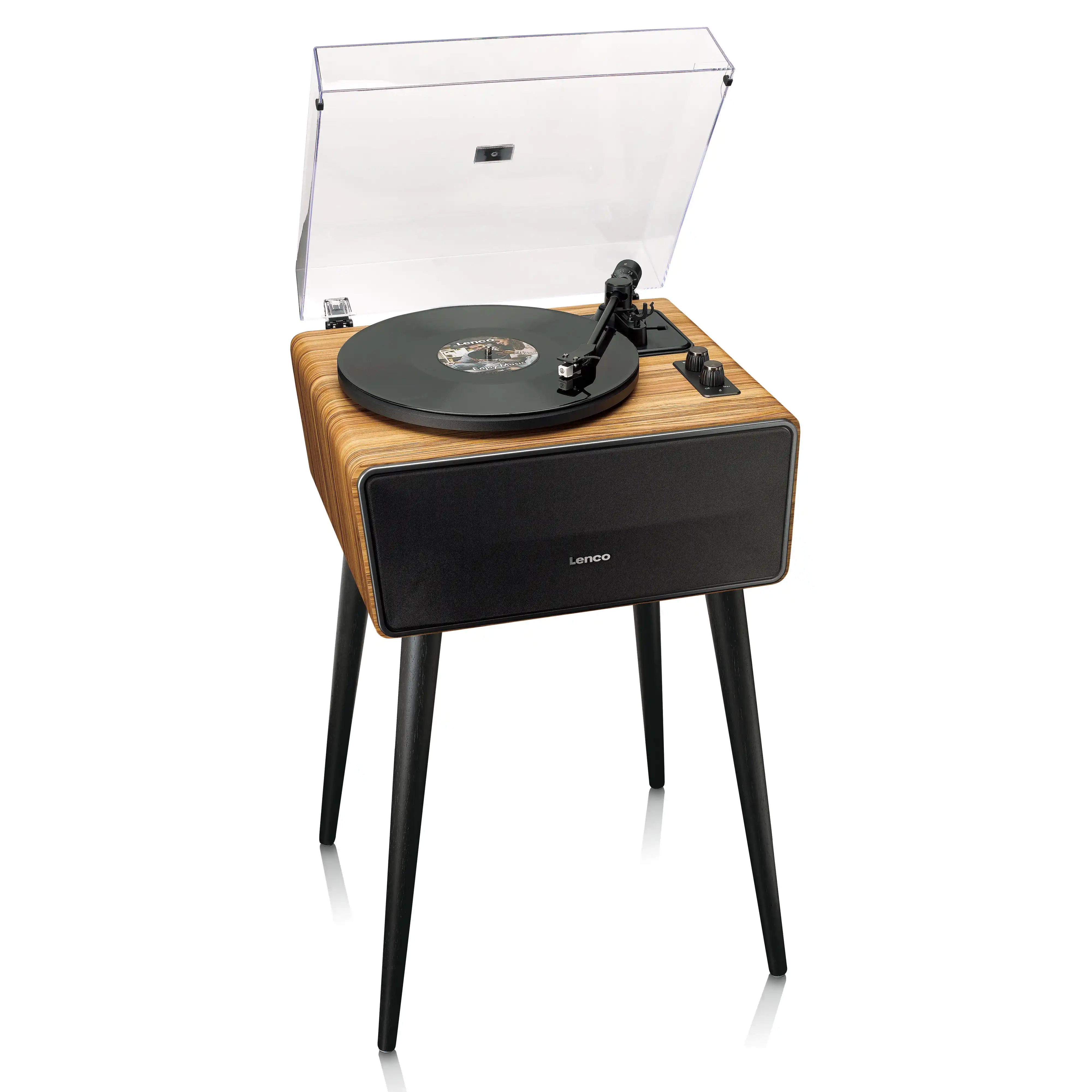 Lenco LS-570OK All-in-One Turntable with Bluetooth & Speakers
