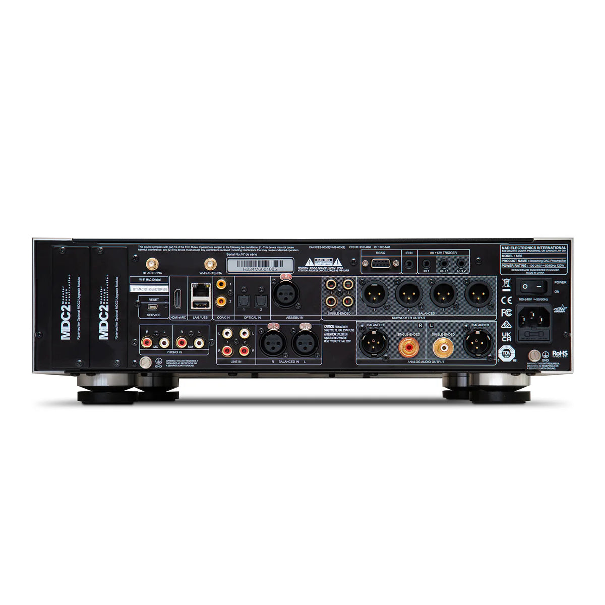 NAD M66 BluOS Streaming DAC Preamplifier