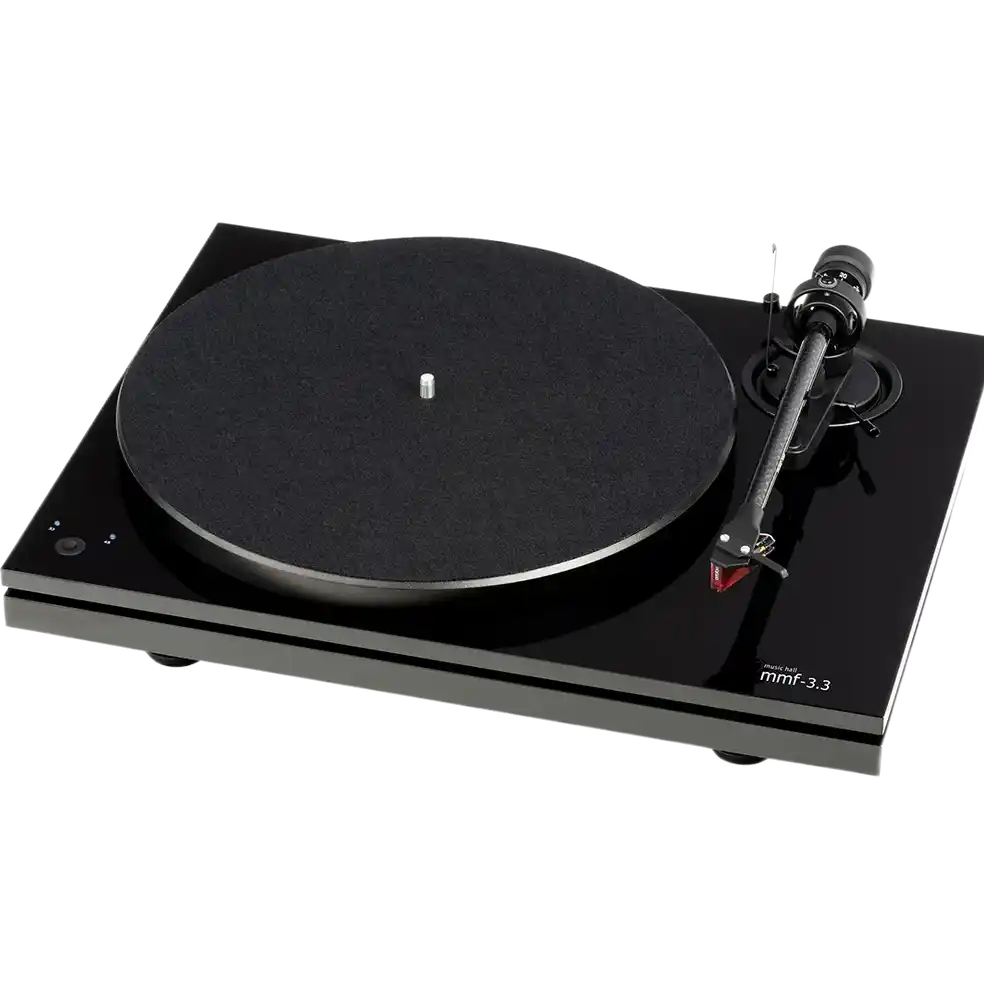 Music Hall MMF-3.3se + Ortofon 2m Red Cartridge Turntable - Black | Walnut