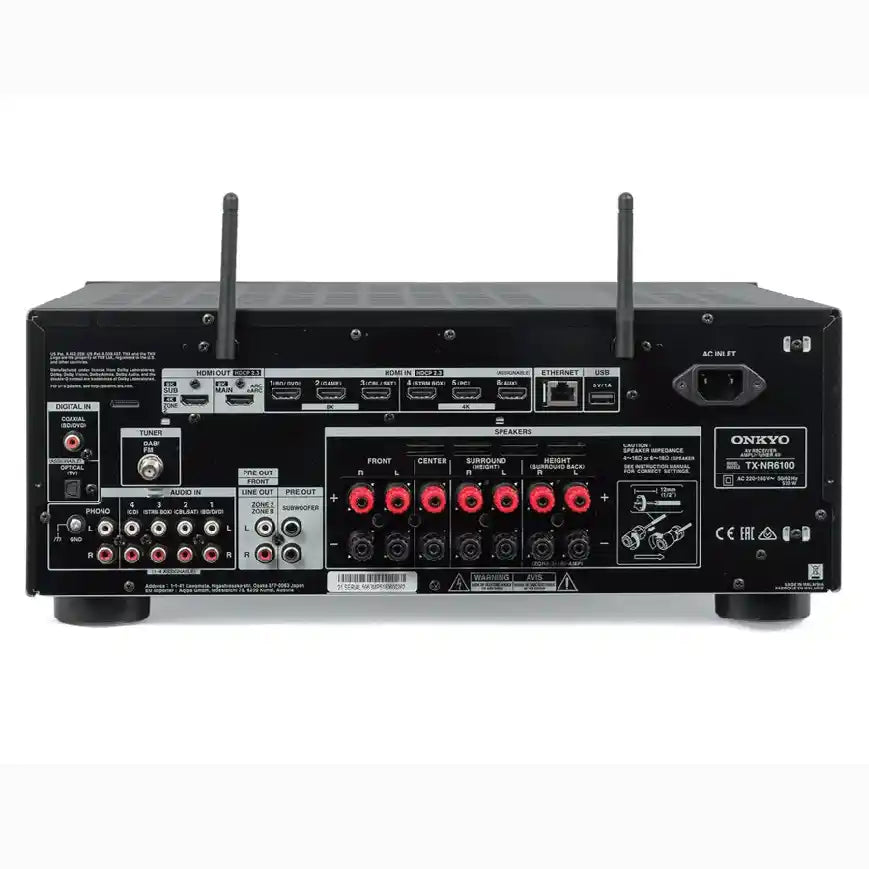 Onkyo TX-NR6100 7.2 Channel AV Receiver
