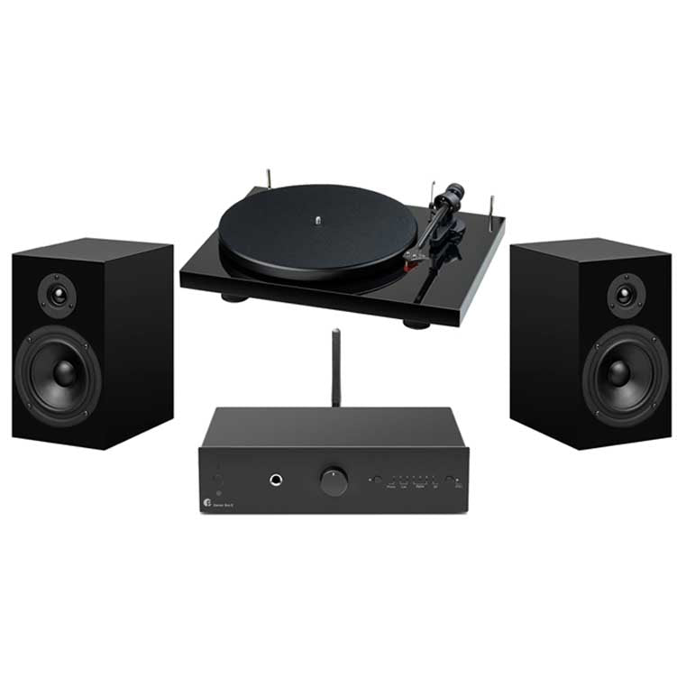 Pro-Ject Debut Carbon CLASSIC / Stereo Box E / Speaker Box 5 E System - Black