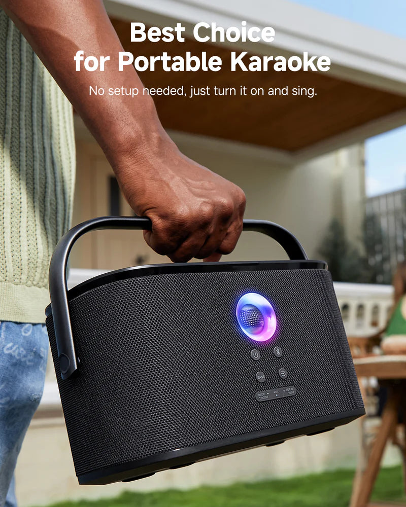 Ikarao SHELL S2 Portable 140W Karaoke Speakers with 8” TouchScreen Display