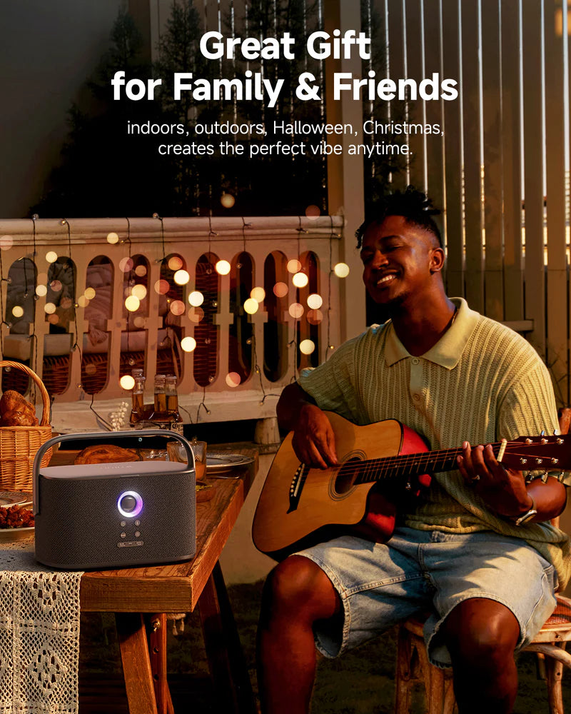 Ikarao SHELL S2 Portable 140W Karaoke Speakers with 8” TouchScreen Display