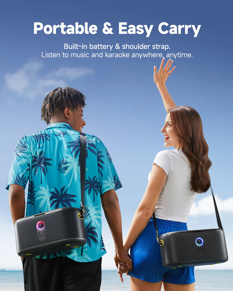 Ikarao SHELL S1 Portable 300W Karaoke Machine 10” Lyrics Display