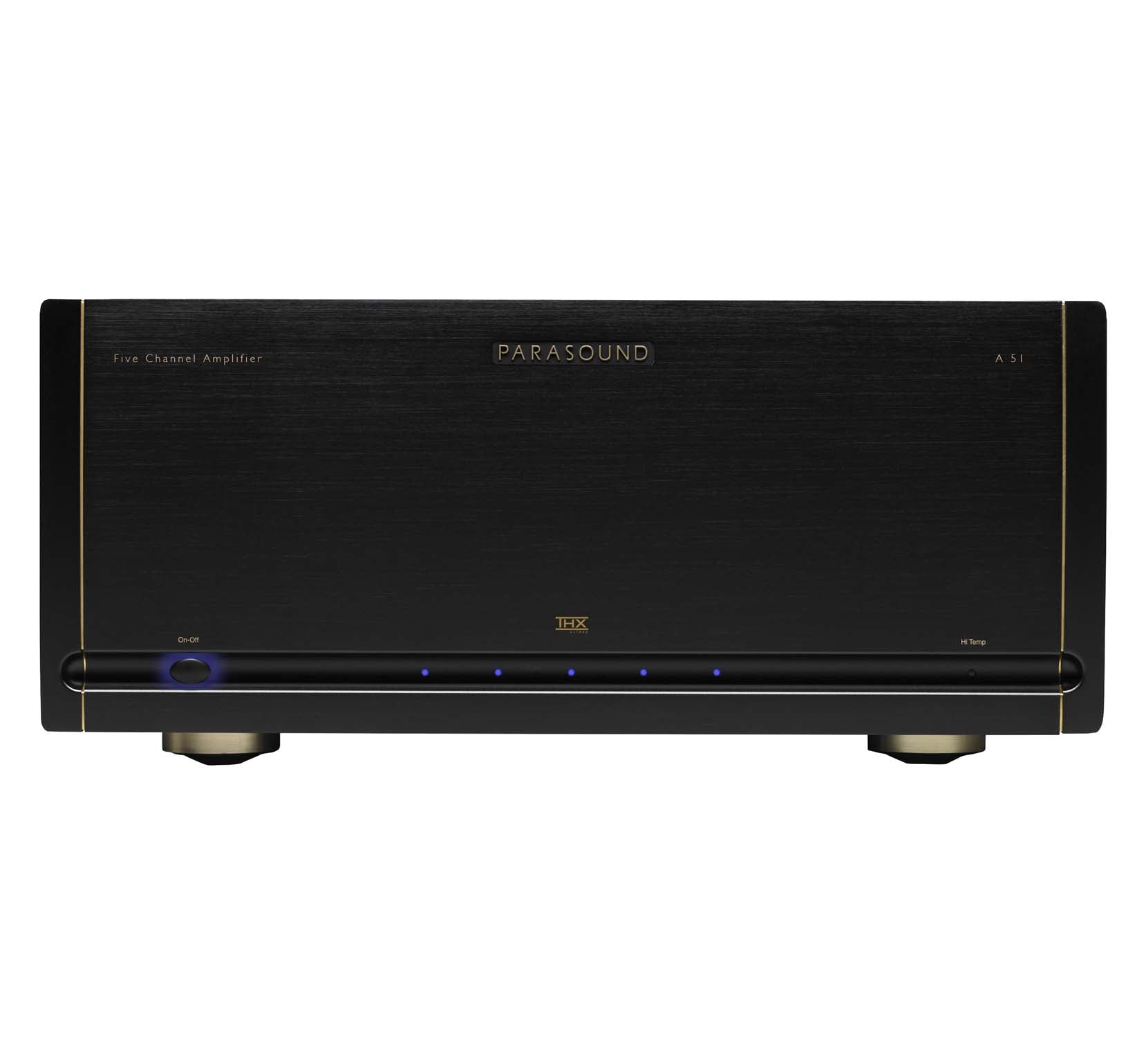 Parasound HALO A51 5CH Home Theatre Power Amplifier - Black