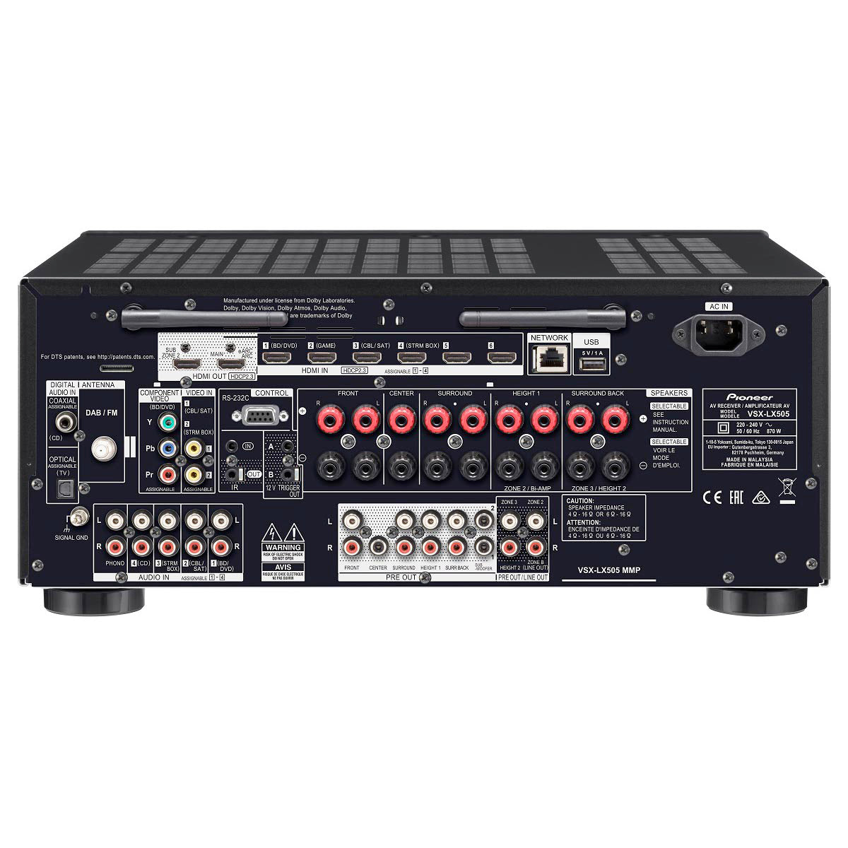 Pioneer VSX-LX505 Elite 9.2-Channel AV Receiver