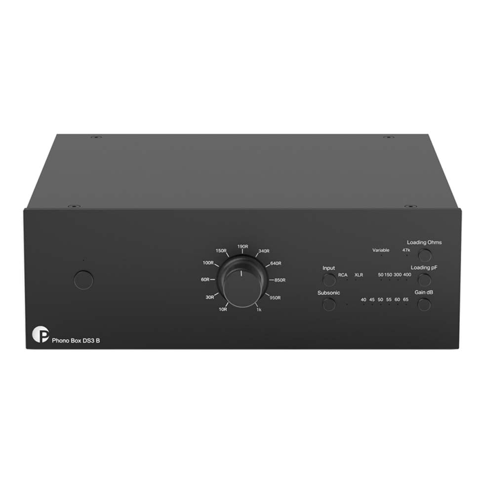 Pro-Ject Phono Box DS3 B Phono Pre-amplifier - Black (Low stock - please enquire)