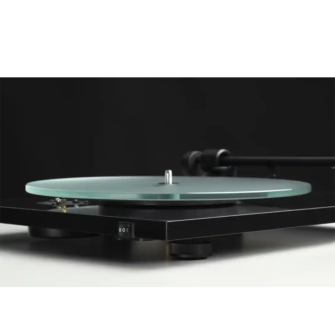 Pro-Ject T1 EVO Phono Turntable with Ortofon OM 10 Cartridge | Gloss Black | Satin White | Walnut