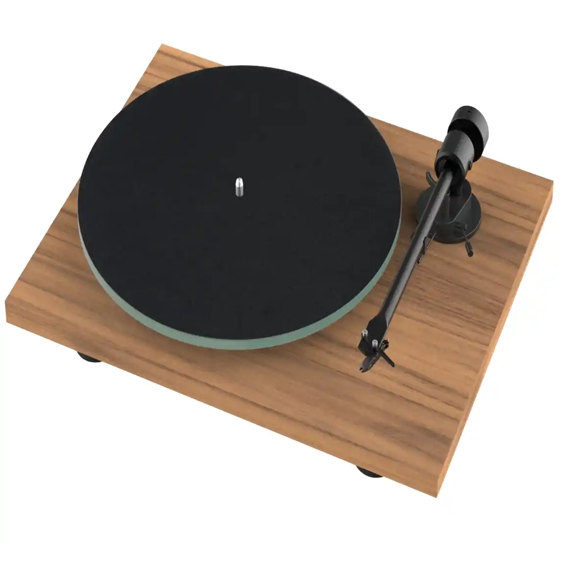 Pro-Ject T1 EVO Phono Turntable with Ortofon OM 10 Cartridge | Gloss Black | Satin White | Walnut