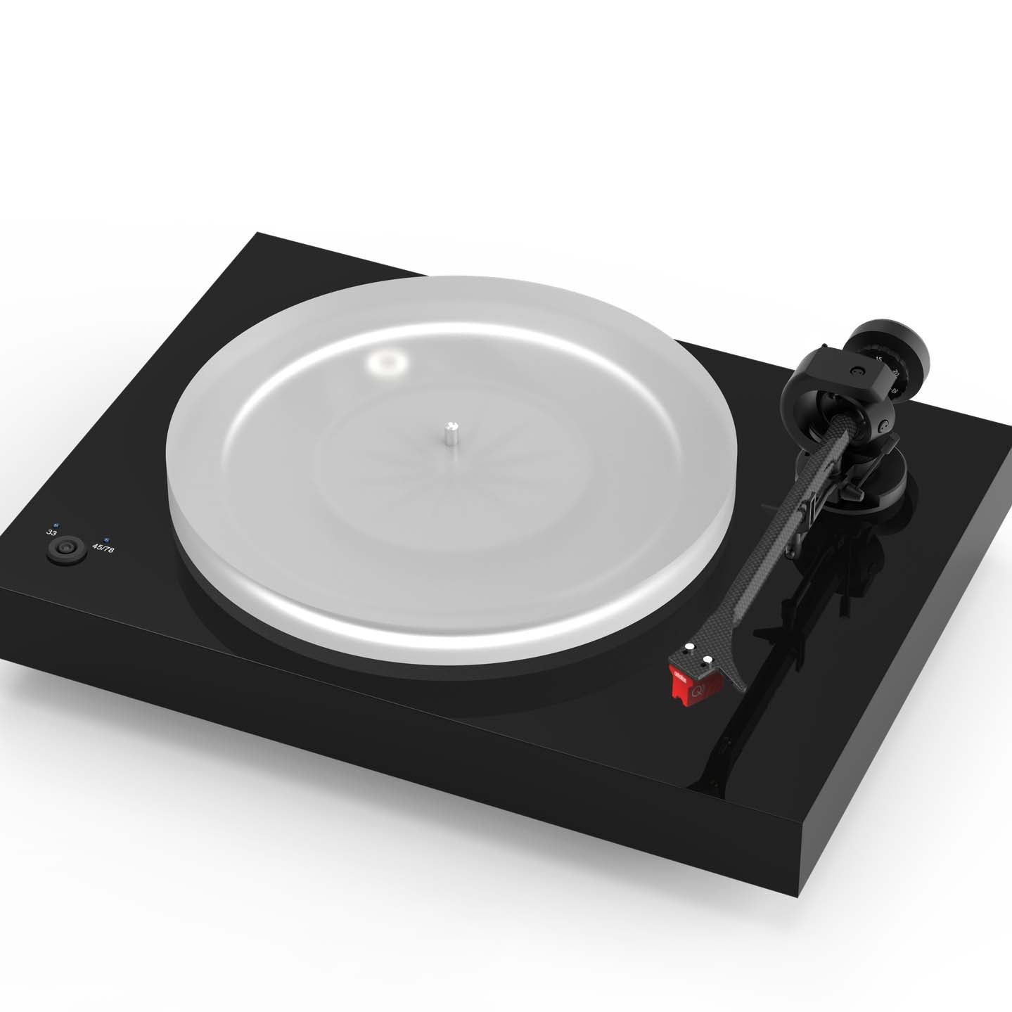 Pro-Ject X2 B Turntable with Ortofon Quintet Red Factory Fitted - Gloss Black