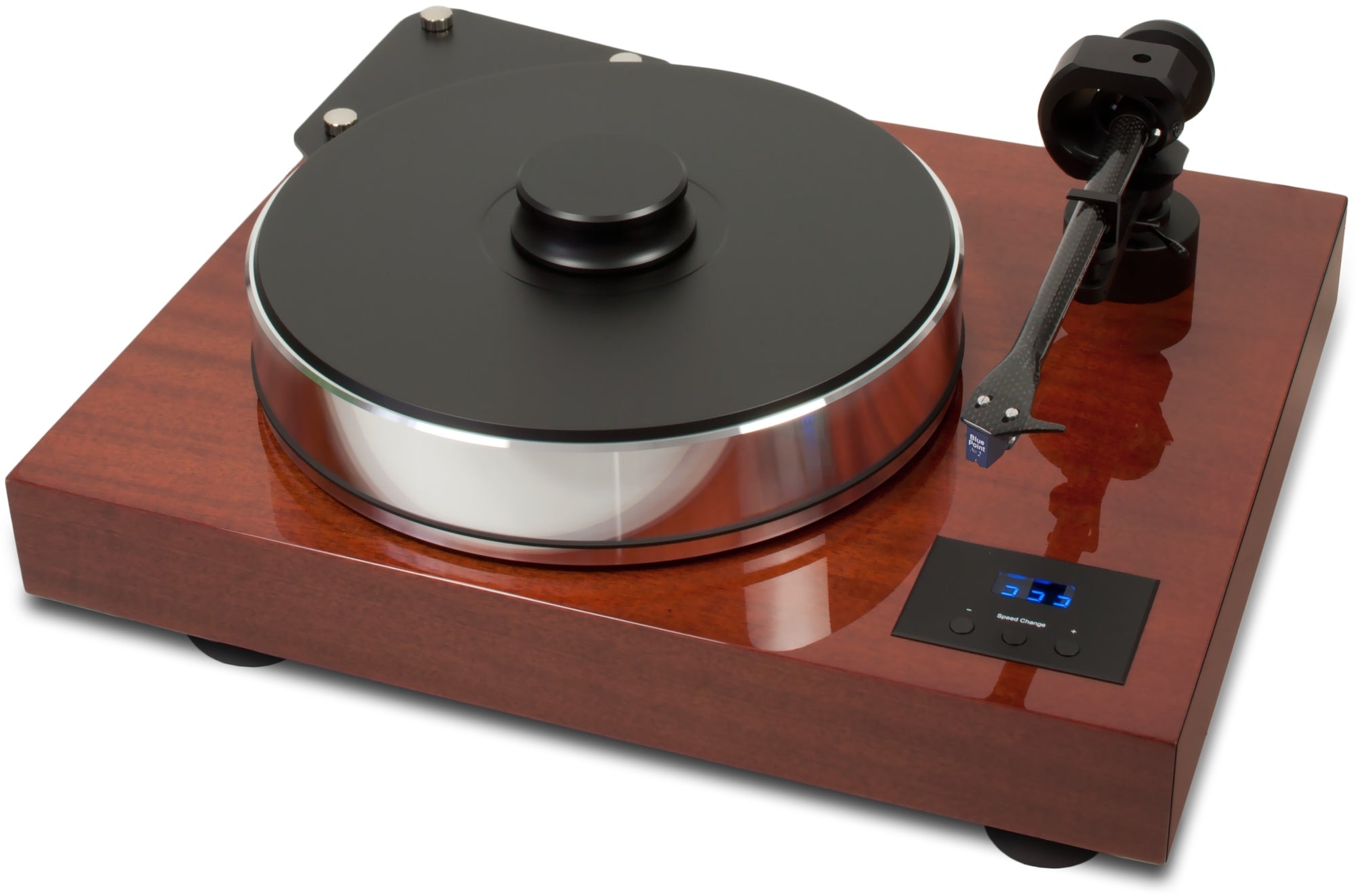 Pro-Ject Xtension 10 Evolution Turntable fitted with Cadenze Red Cartridge - Mahogany