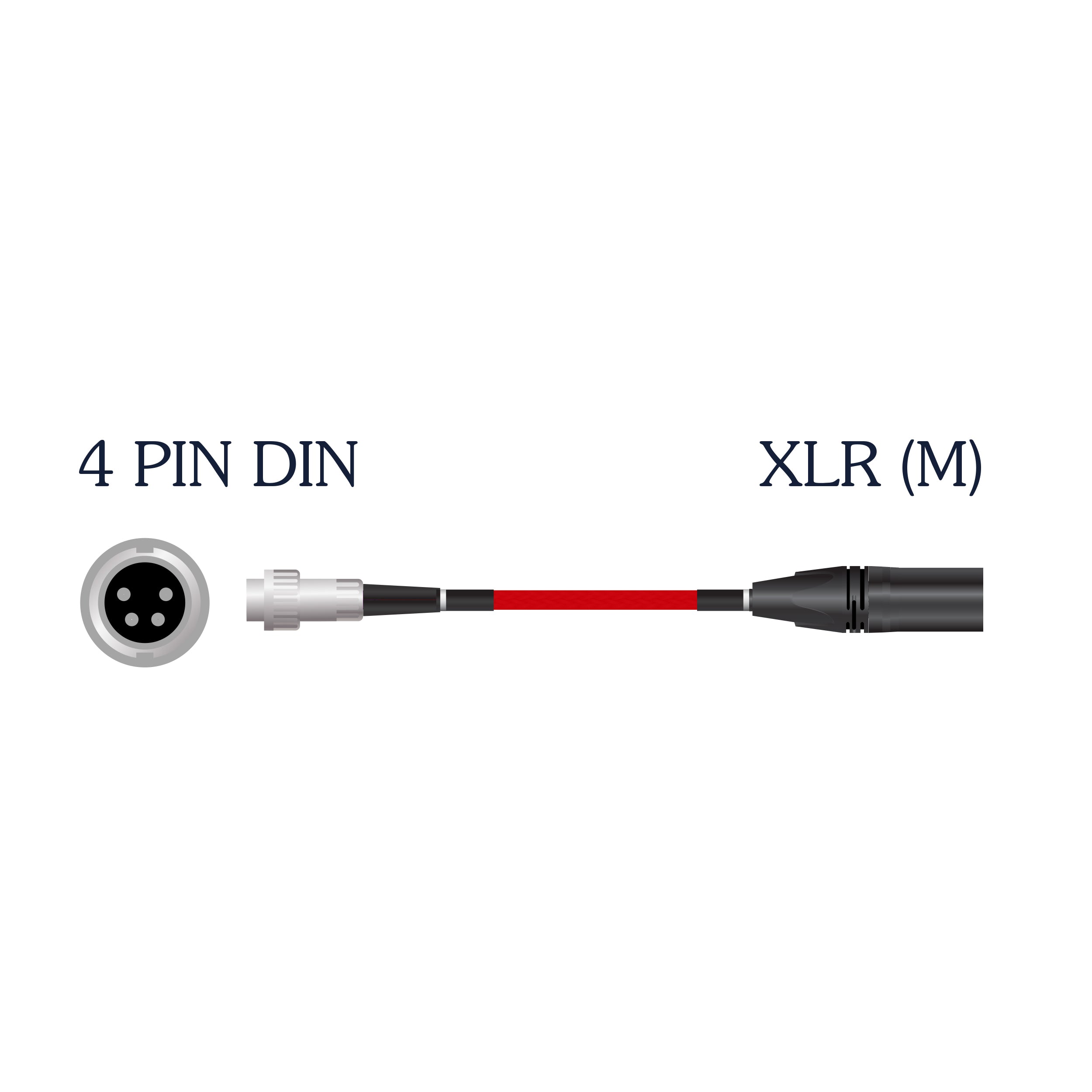 Nordost Red Dawn Specialty 4 Pin DIN to XLR (M) Cable
