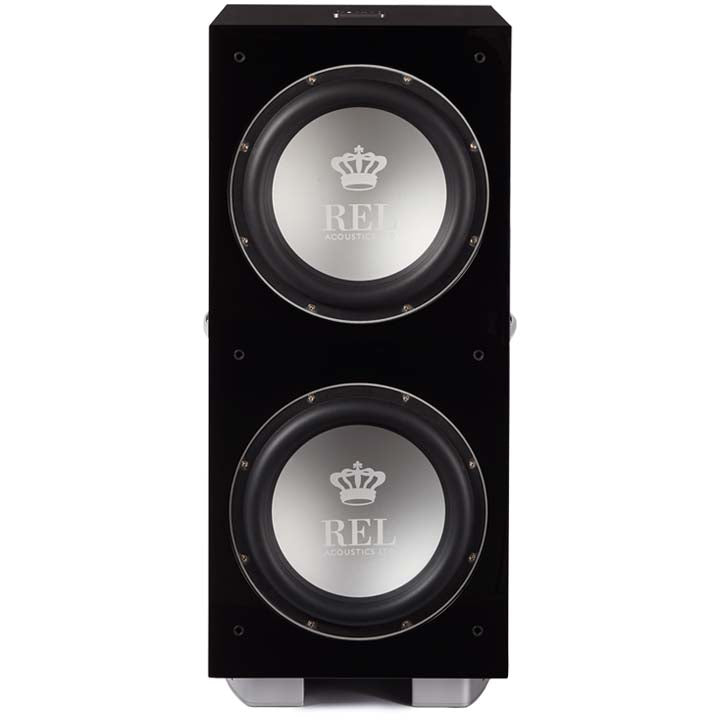 REL 212/SX 2x8" 1000W Active Subwoofer - High Gloss Piano Black