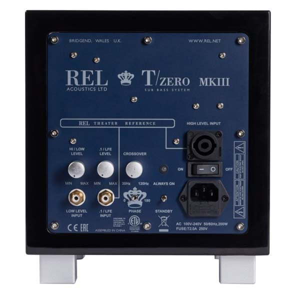 REL T-ZERO MKIII 6.5" 100W Active Subwoofer - Gloss Black