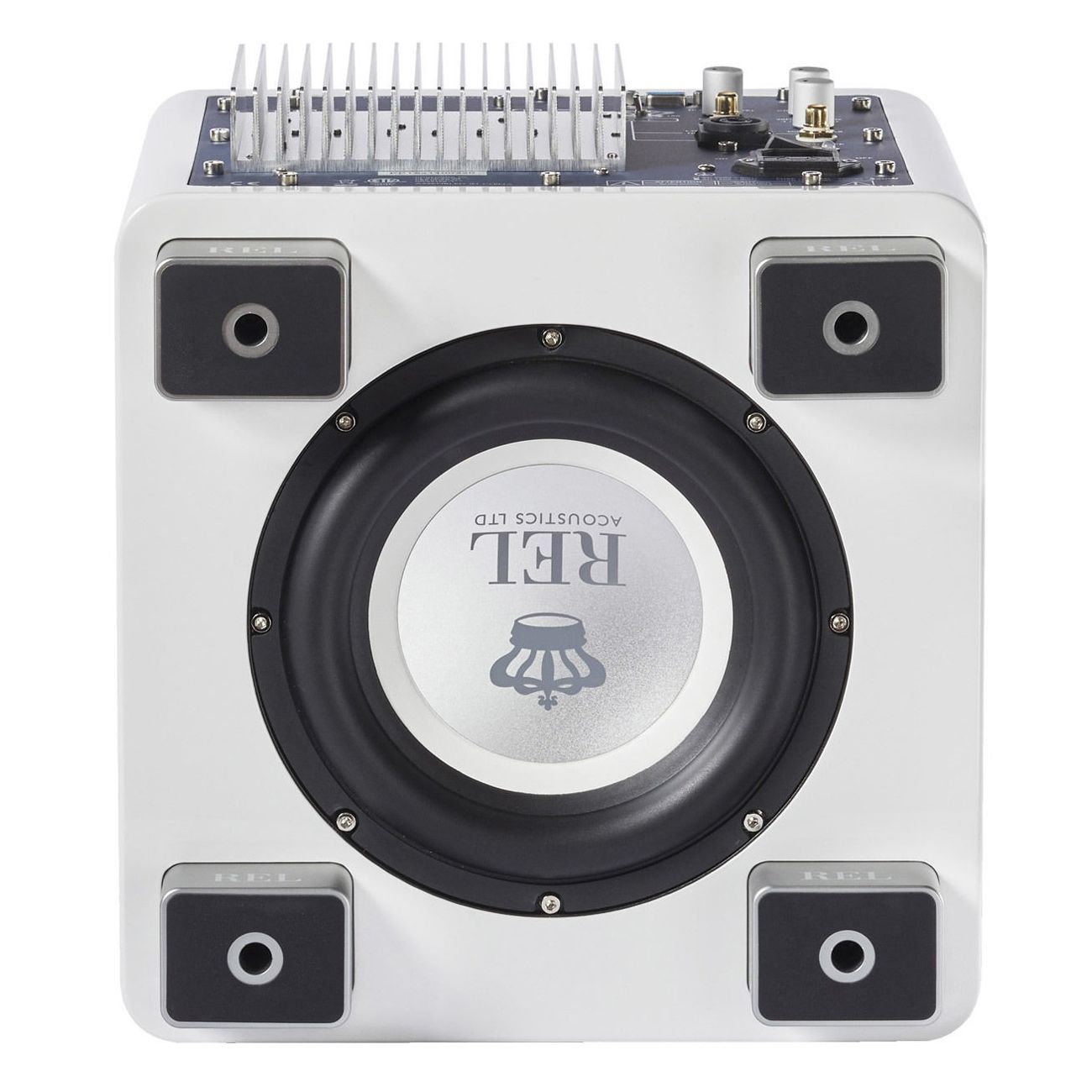 REL T/5X 8" 200W Class AB Active Subwoofer - Gloss White