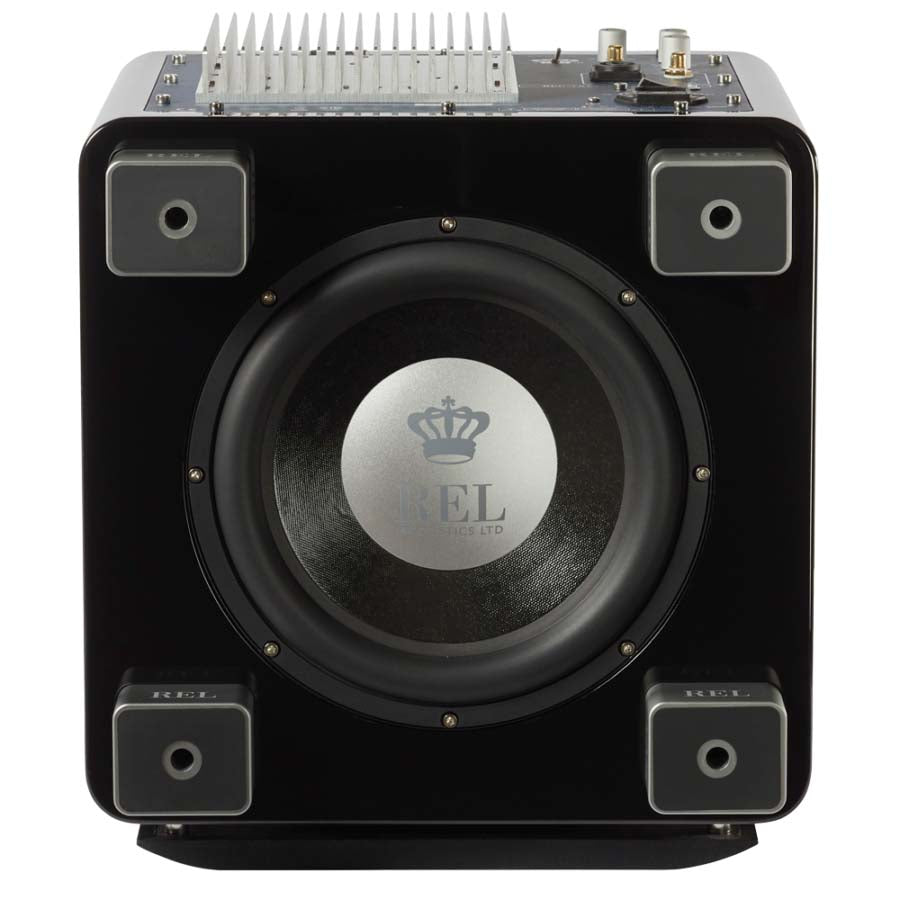 REL T/7x 8" 200w Active Subwoofer - Gloss Black