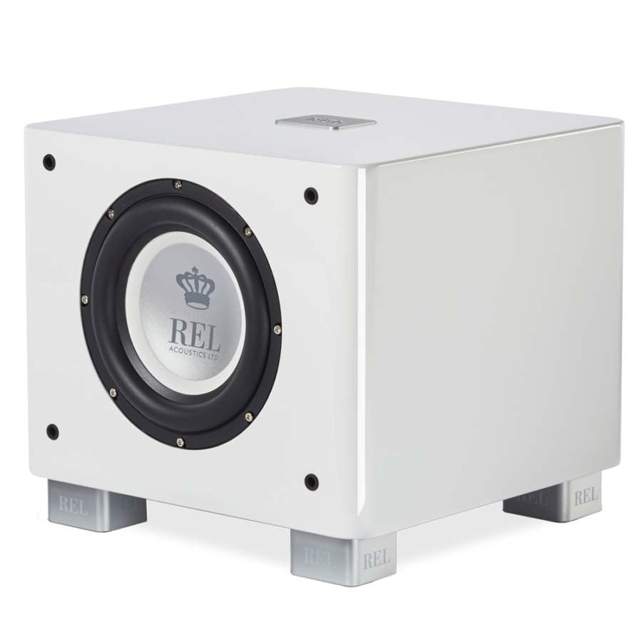 REL T/7x 8" 200w Active Subwoofer - Gloss White