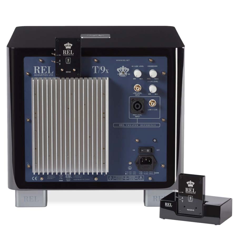 REL T/9x 10" 300w Active Subwoofer - Gloss Black