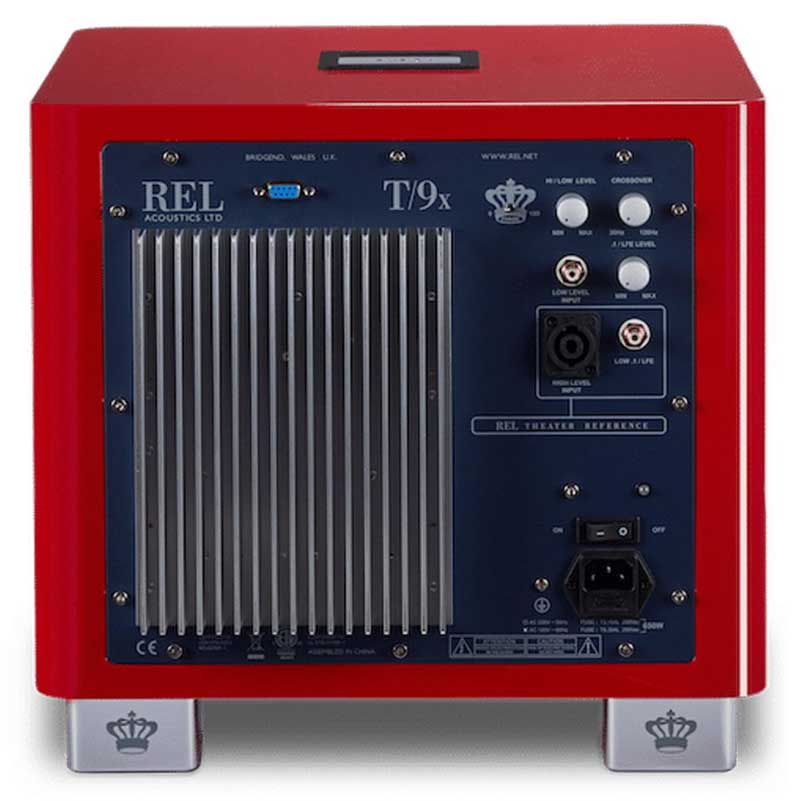 REL T/9x SE 10" 300w Active Subwoofer - Italian High Gloss Racing Red