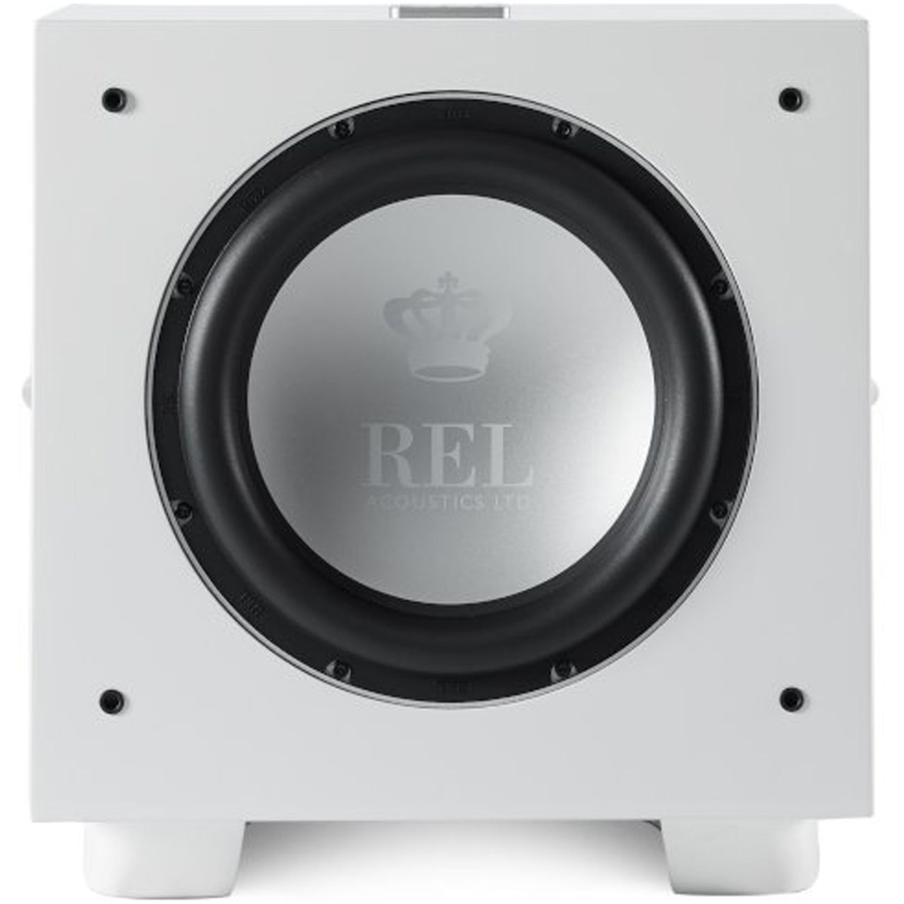 REL S/812 12" 800w Active Subwoofer -  High Gloss Piano White