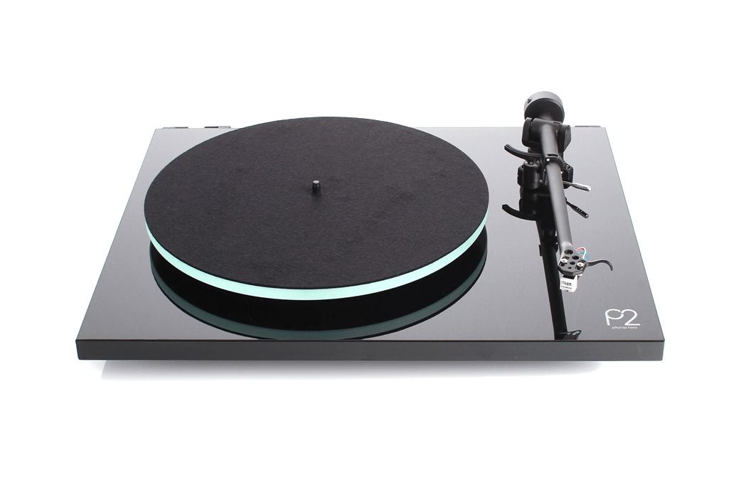 Rega Planar 2 Turntable + ND3 Cartridge - Gloss Black & Gloss White