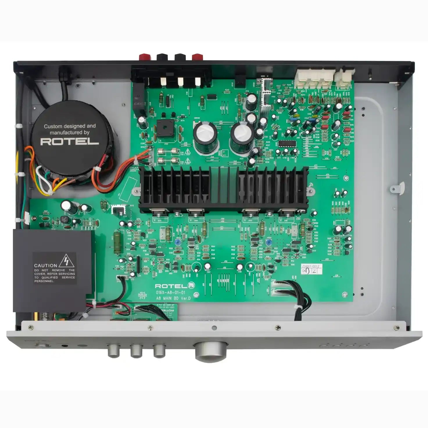 ROTEL A8 Integrated Amplifier - Black | Silver