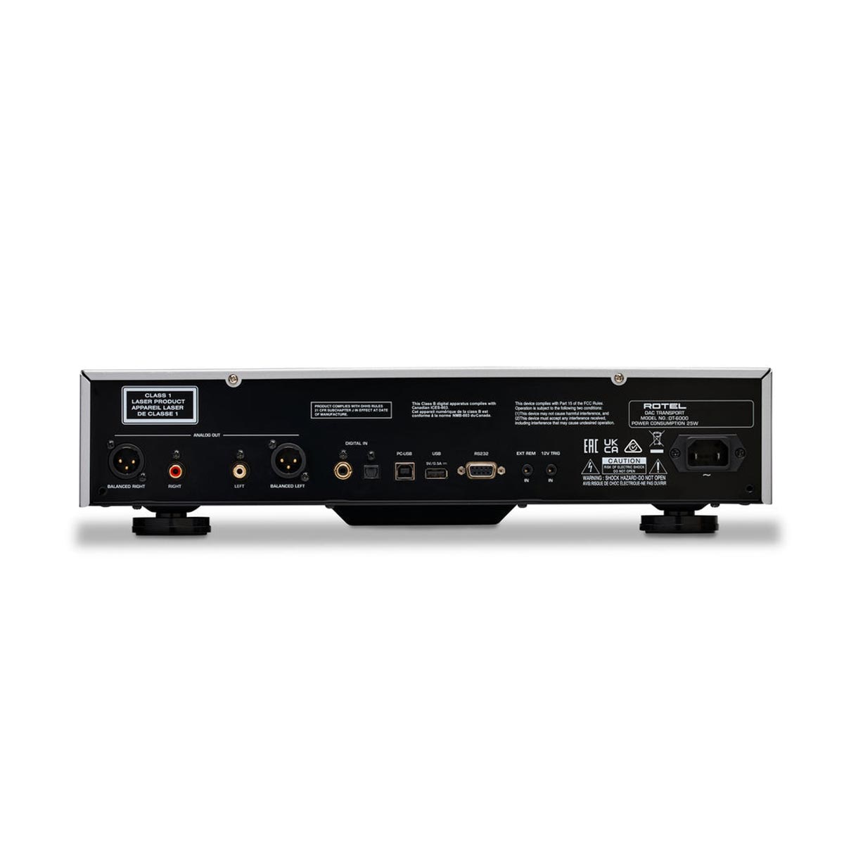 Rotel Diamond Series DT-6000 CD Transport / DAC - Black