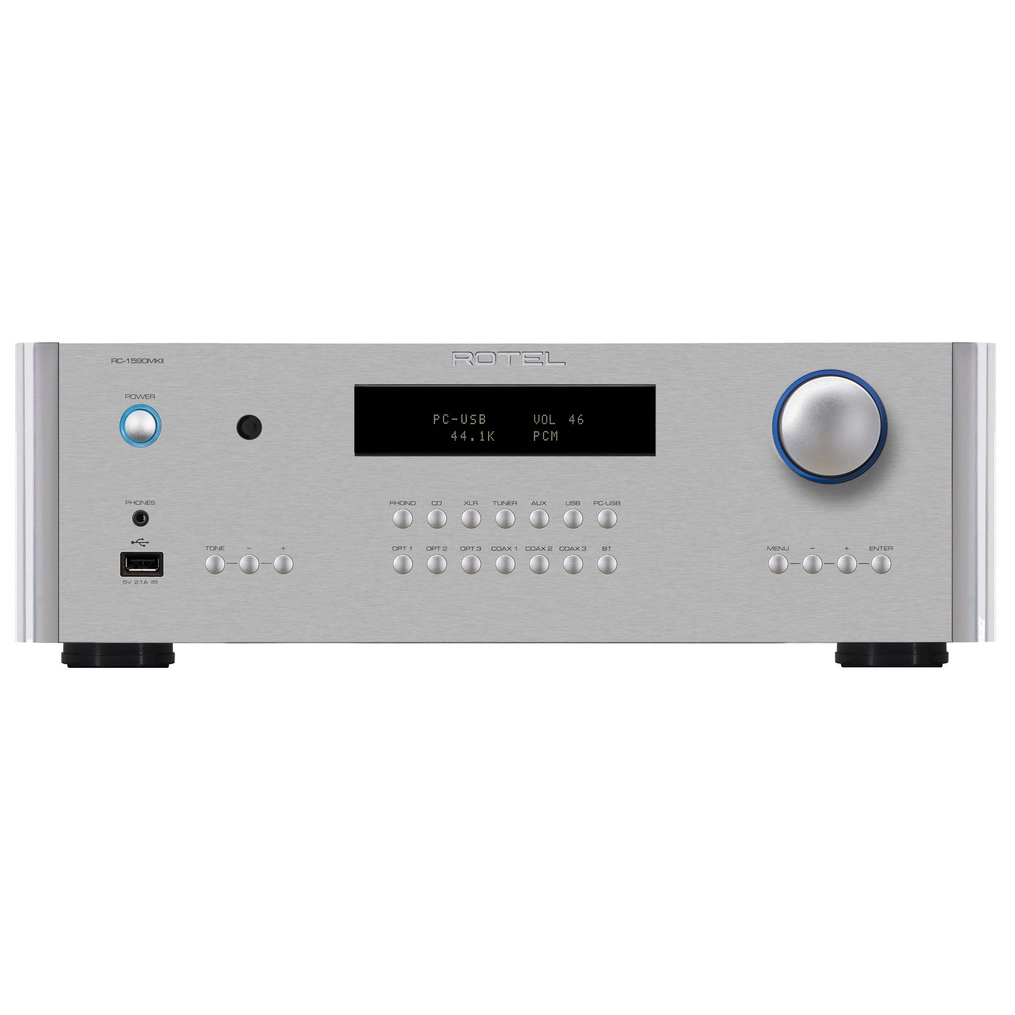 Rotel RC-1590 MKII Stereo Preamplifier - Silver
