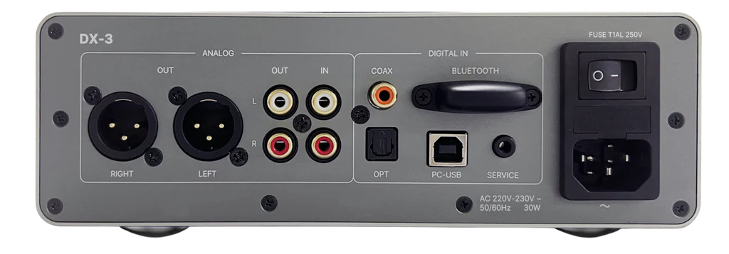 Rotel DX-3 Headphone Amplifier - Silver | Black