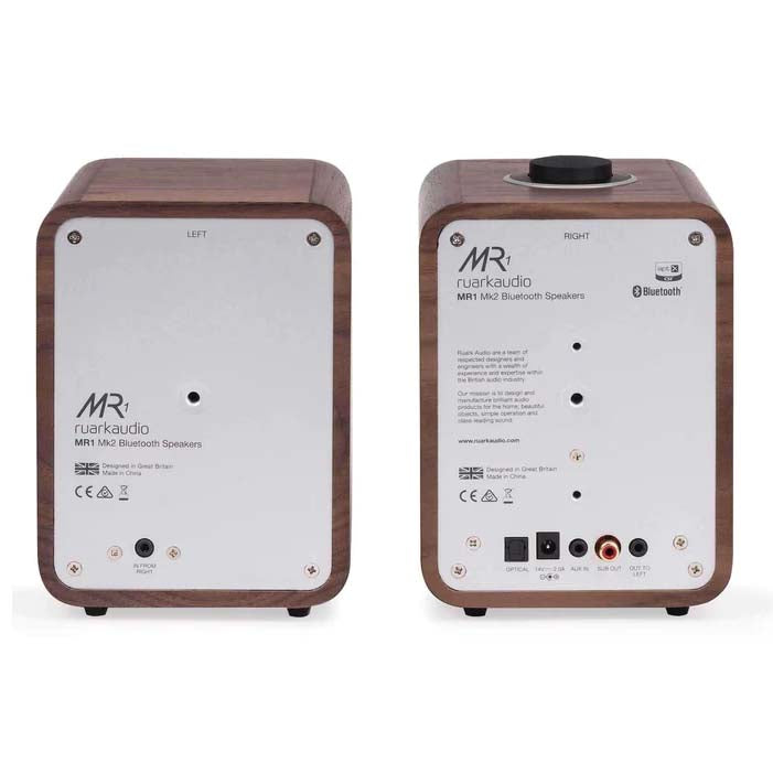 Ruark MR1 Mk2 Bluetooth Speakers - Rich Walnut