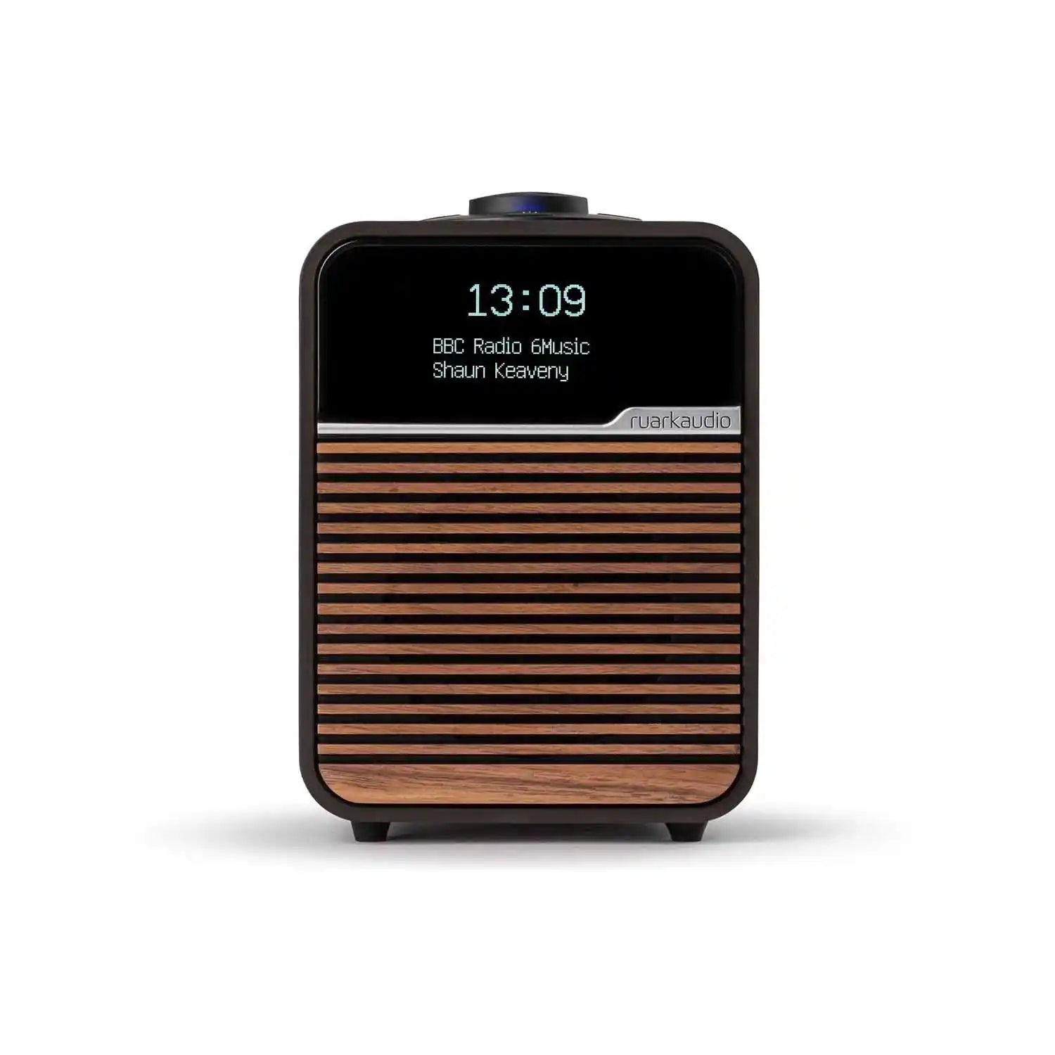 Ruark R1 Mk4 Deluxe Bluetooth Radio - Espresso/Light Cream/Nordoff & Robbins Green
