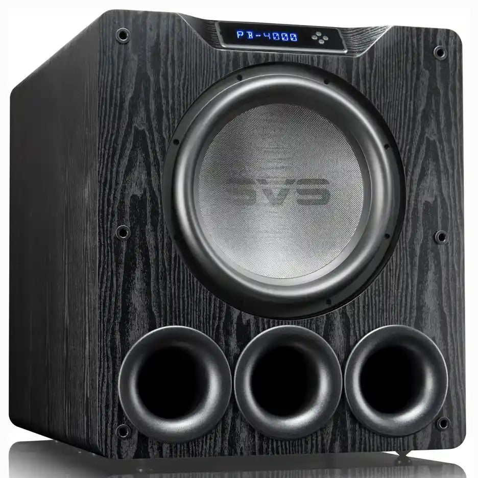 SVS PB-4000 13.5" Ported Box Home Subwoofer - Black Ash | Gloss Black