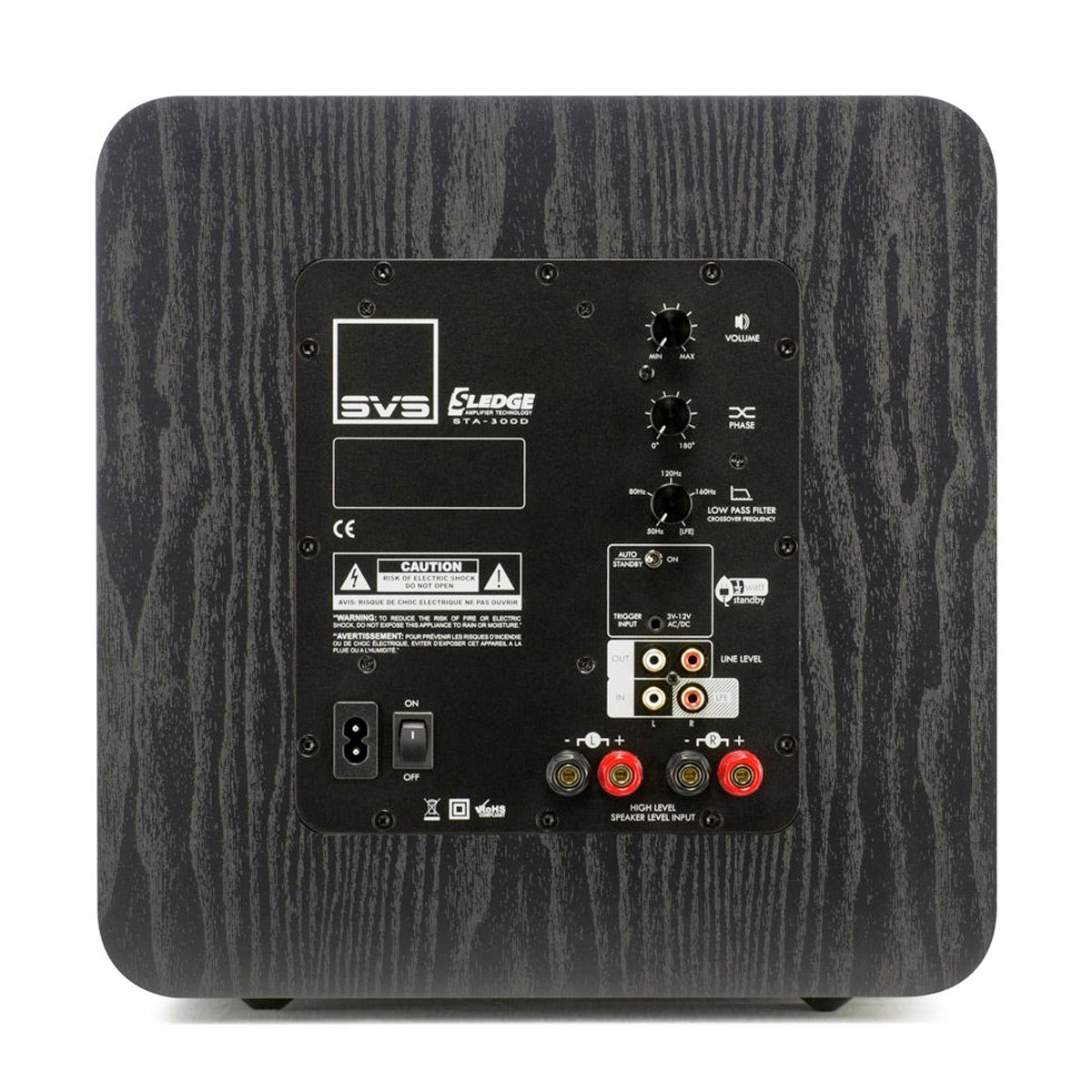 SVS SB-1000 Classic 12" Sealed Box Home Subwoofer - Black Ash