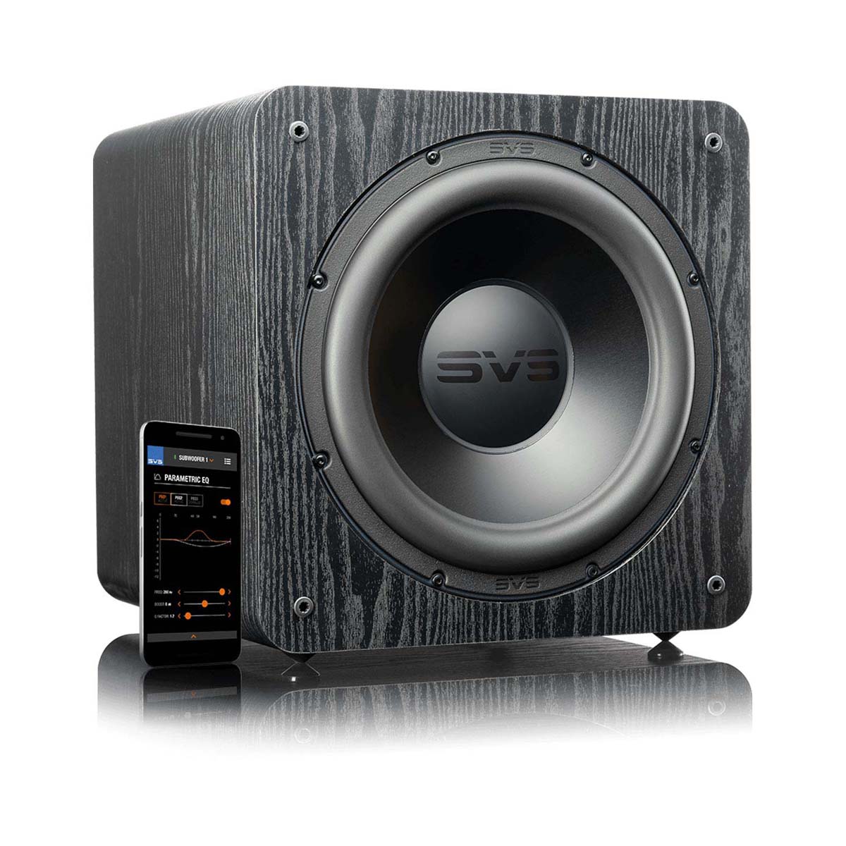 SVS SB-2000 PRO Series 12" Sealed Box Subwoofer - Black Ash