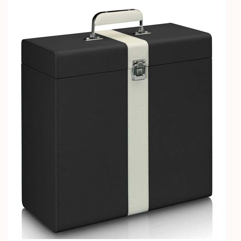 Silcron Vintage Record Case Black/White