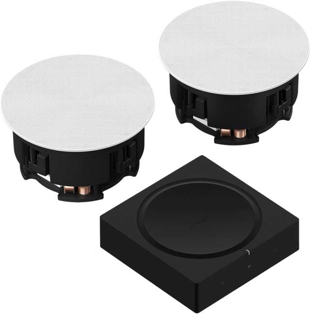 Sonos AMP + 1 pair 8" In-Ceiling Speakers
