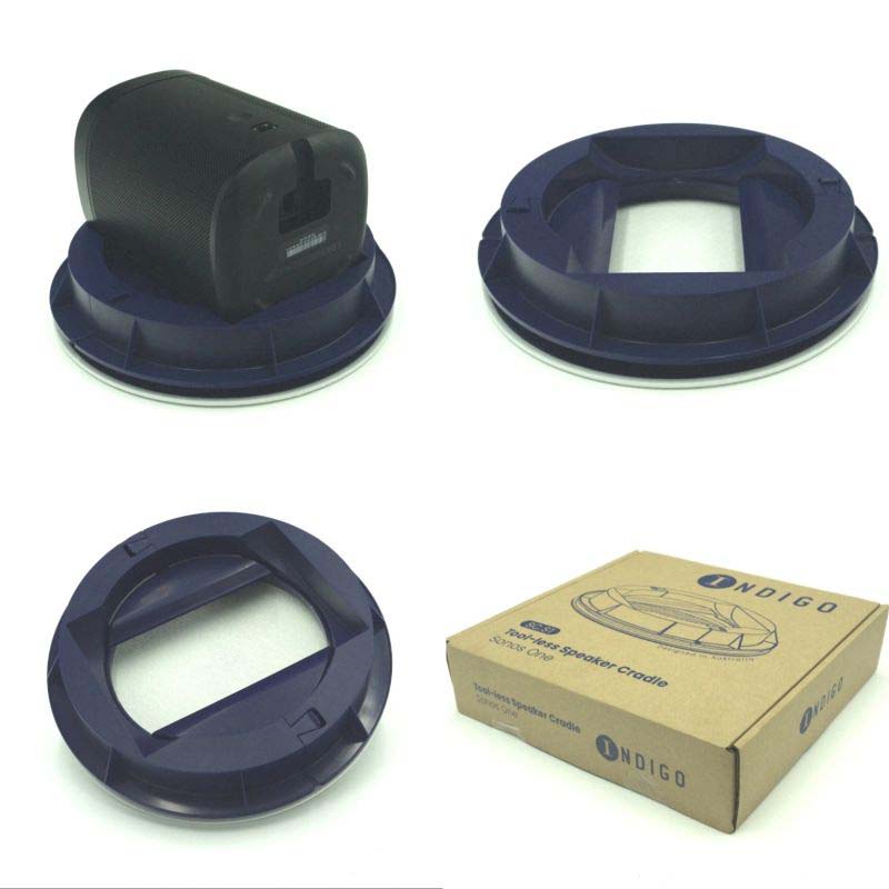 Sonos One SL Speaker with Indigo In-ceiling Mount - white