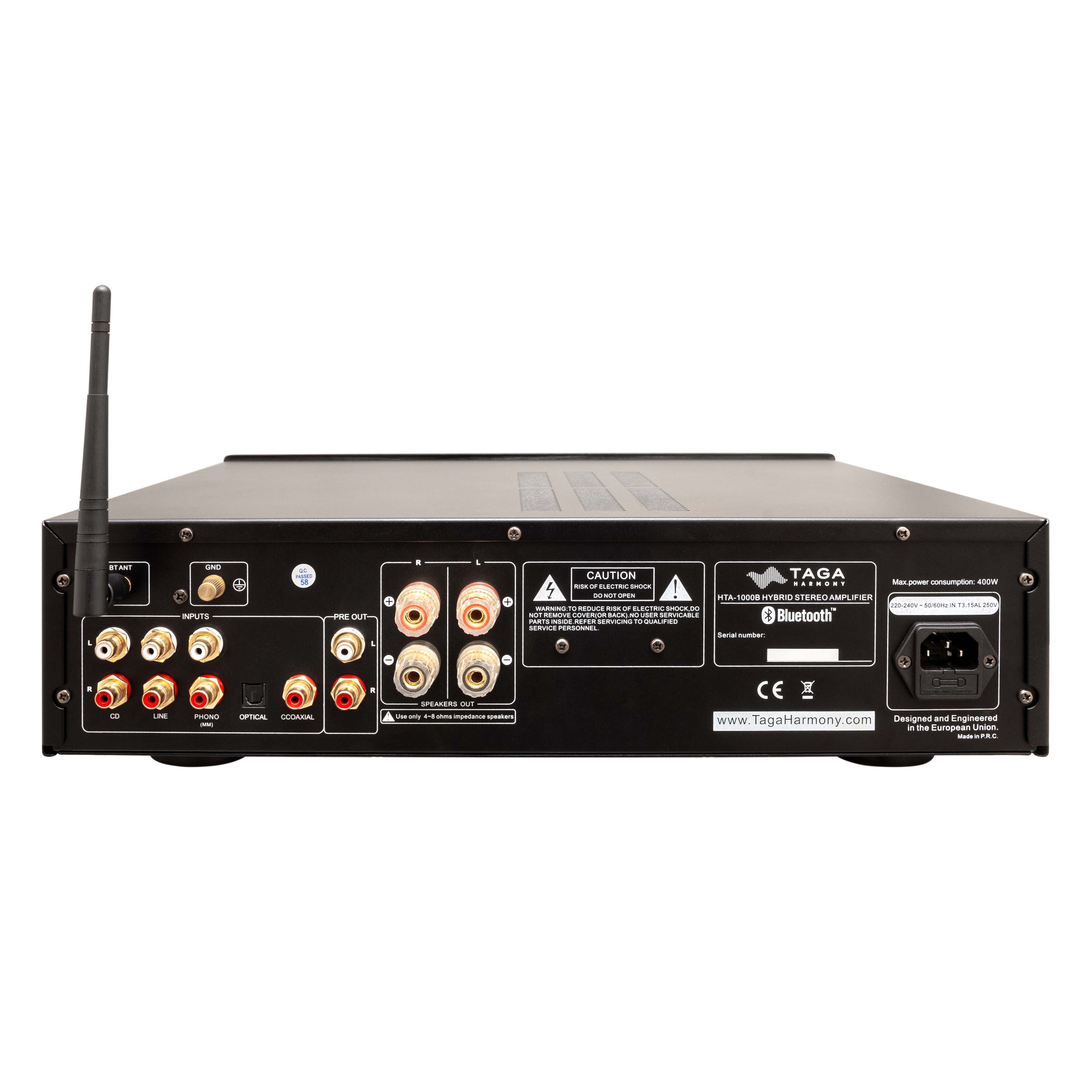 TAGA Harmony HTA-1000B Hybrid Amplifier Black