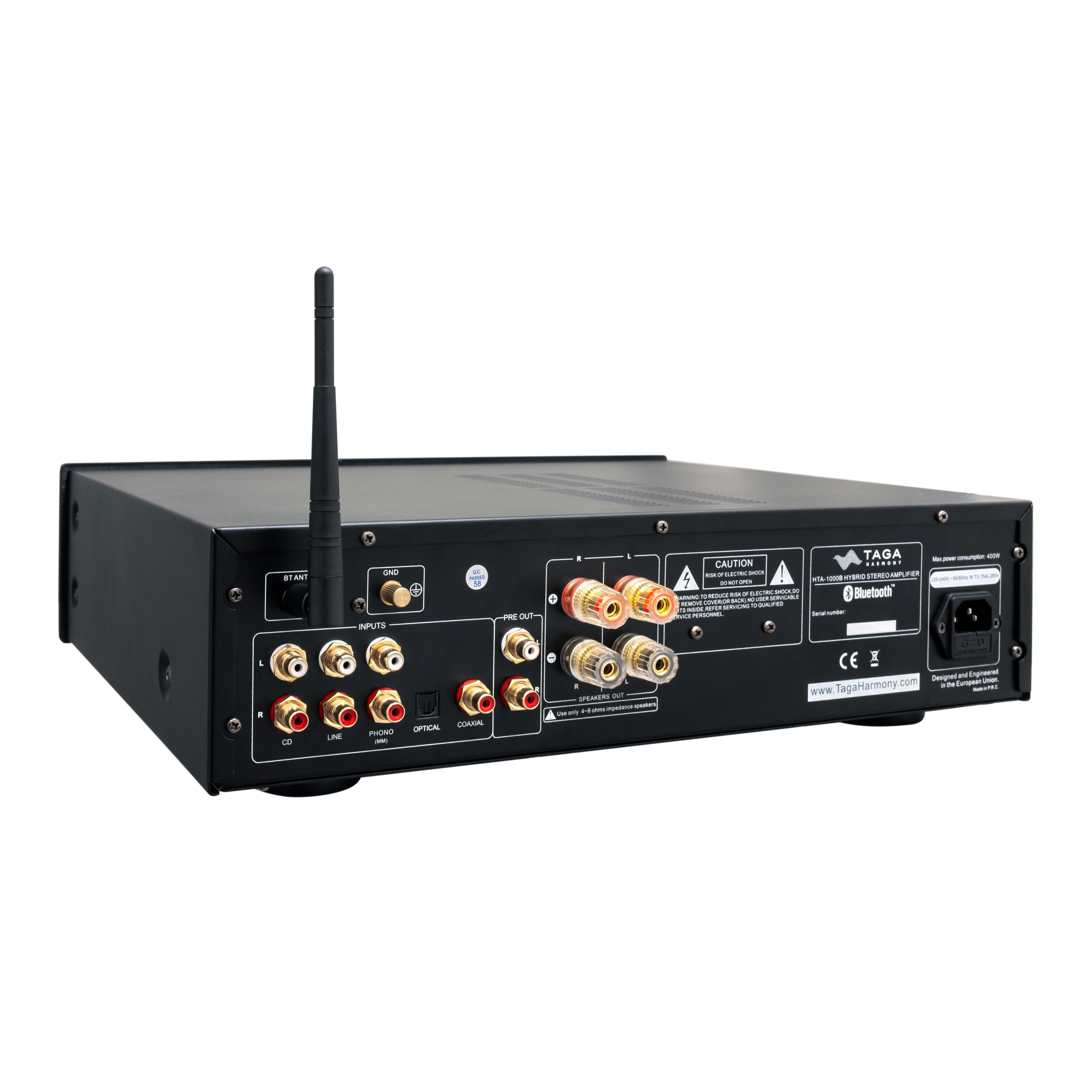 TAGA Harmony HTA-1000B Hybrid Amplifier Black