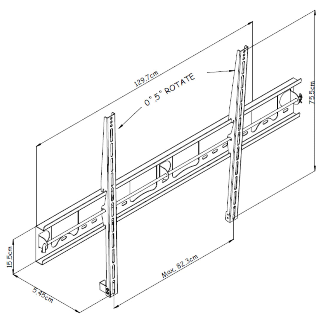 RVM PLAW5100T Fixed TV Mount