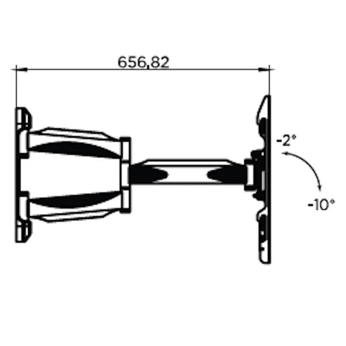 RVM Dual Arm TV Mount
