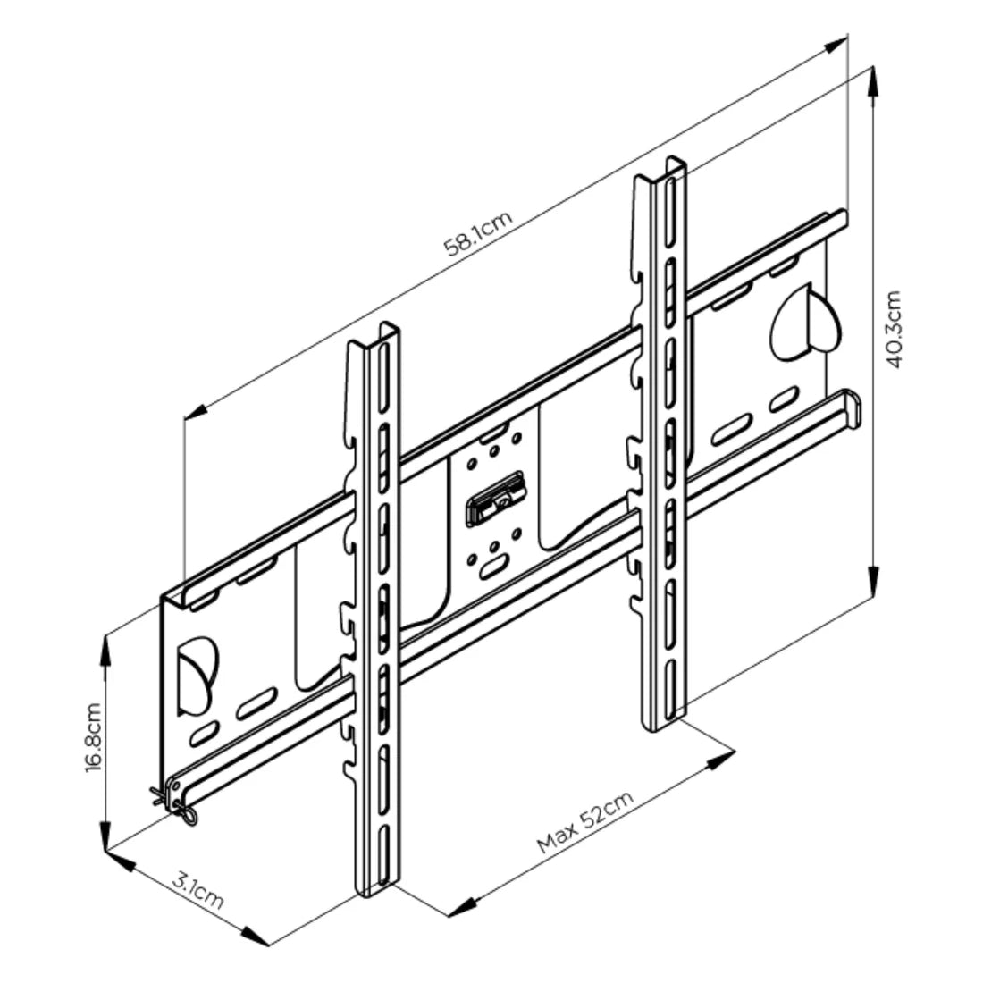 RVM TT54-B Tilt TV Mount