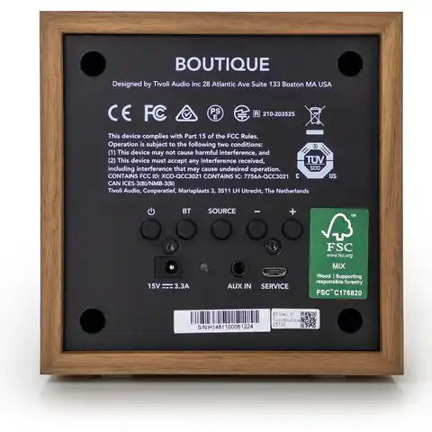 Tivoli Audio BOUTIQUE Bluetooth Speaker