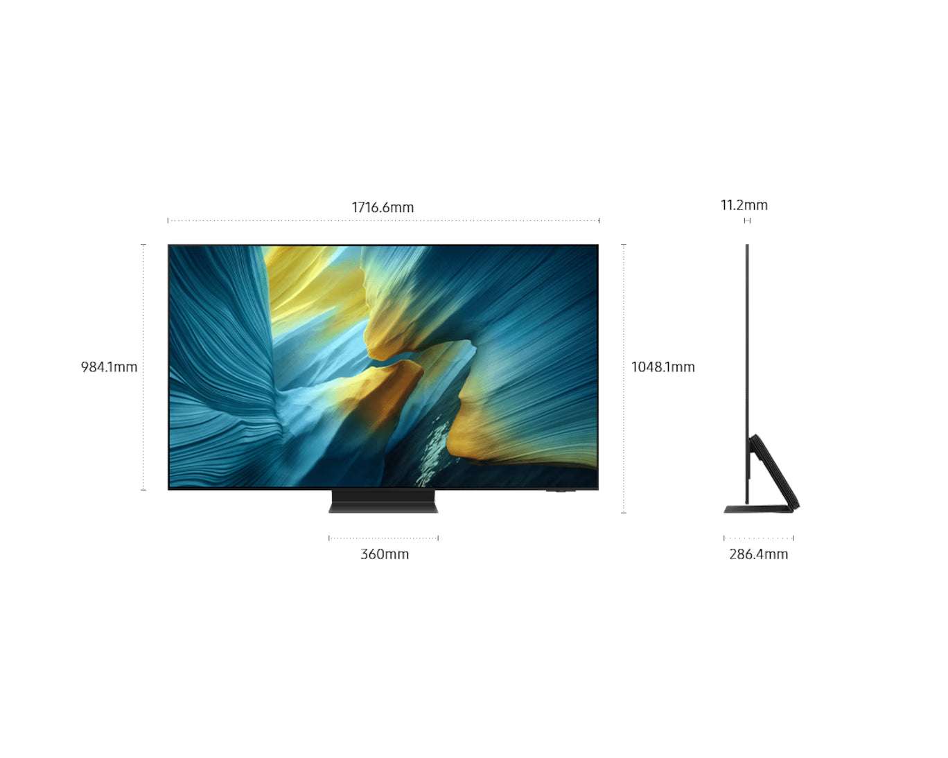 Samsung S95F 77" OLED 4K Vision AI Smart TV