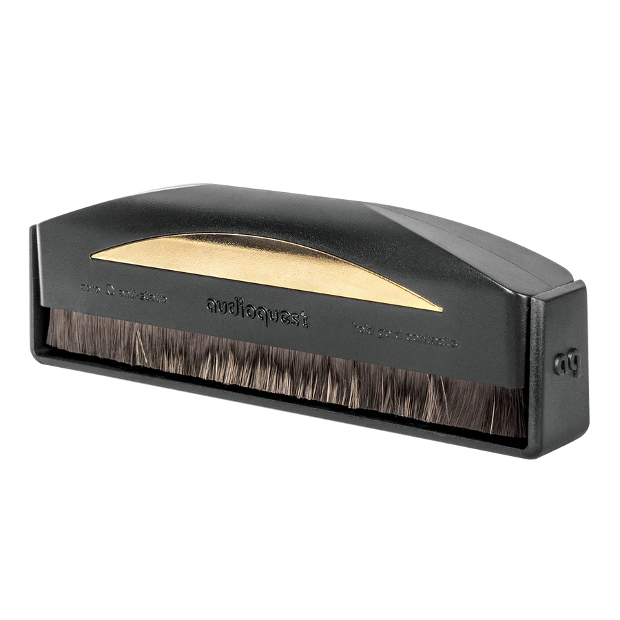 Gold Anti-Static Record Brush