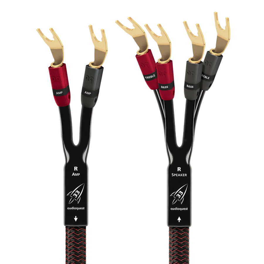 Audioquest Speaker Cables | ROCKET 33 | Single BiWire