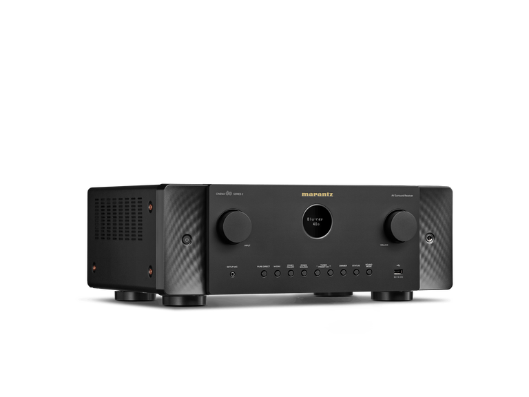 Marantz CINEMA 60 Series 2 AV receiver in Black - angled view